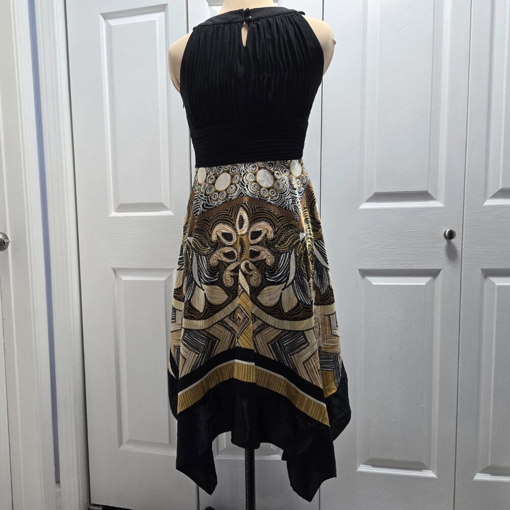 Sangria Handkerchief Asymmetrical Hem Dress Size 4 - Picture 2 of 7